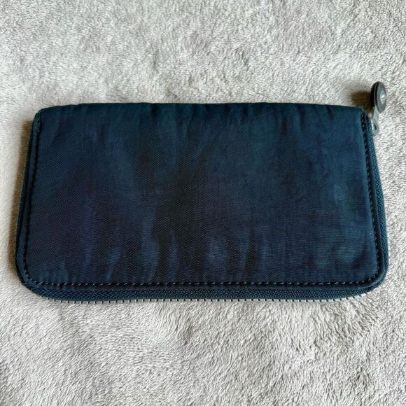 Kipling Blue Zip Up Money World Wallet - Picture 3 of 15